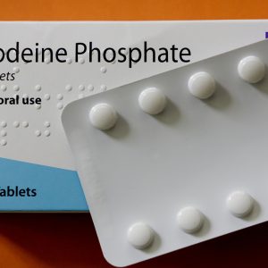 Codeine tablets for pain relief available by prescription in the UK